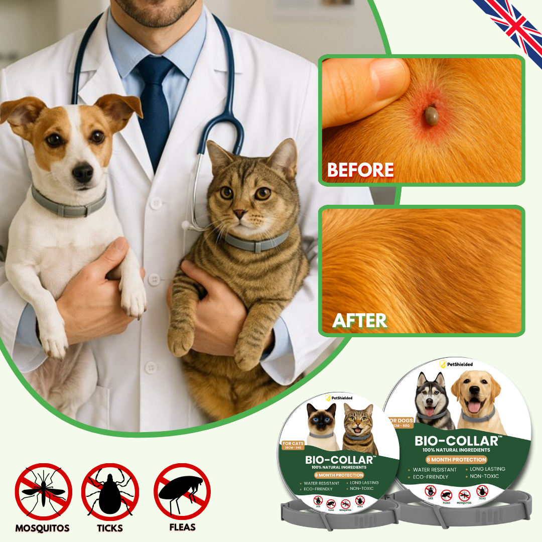 BIO-COLLAR™ - 8 Months Natural Flea & Tick Protection