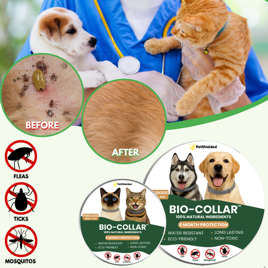 BIO-COLLAR™ - 8 Months Natural Flea & Tick Protection