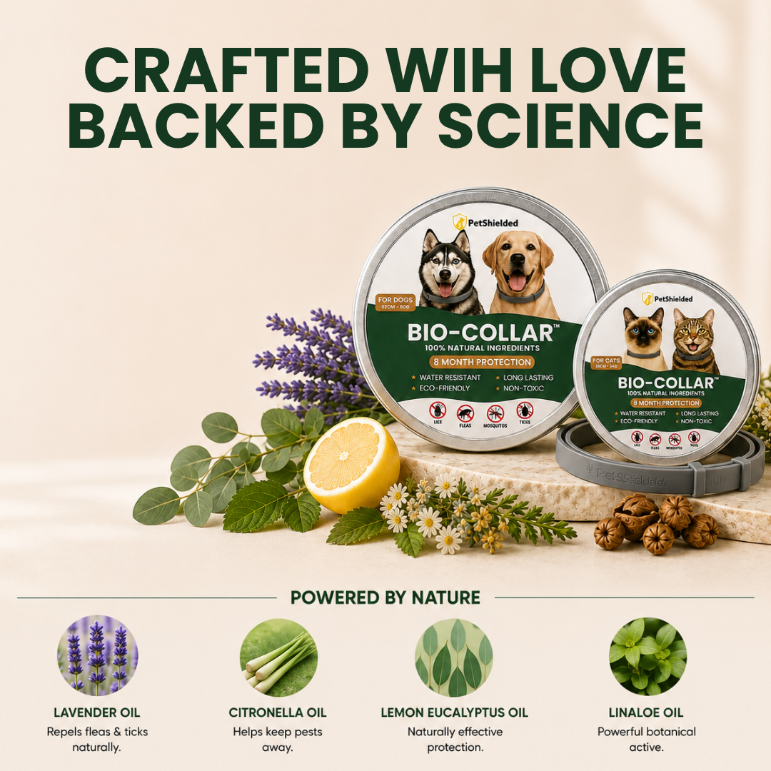 BIO-COLLAR™ - 8 Months Natural Flea & Tick Protection