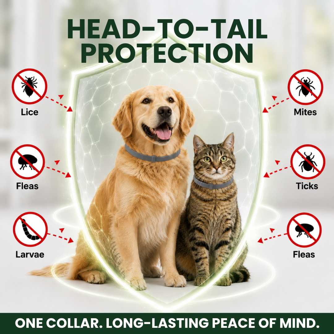 BIO-COLLAR™ - 8 Months Natural Flea & Tick Protection